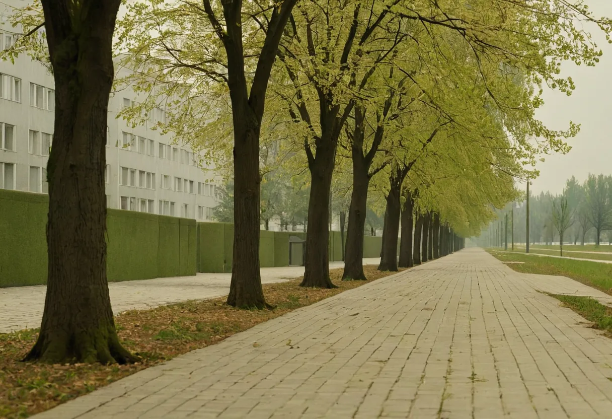 Wohnstraße in Chemnitz