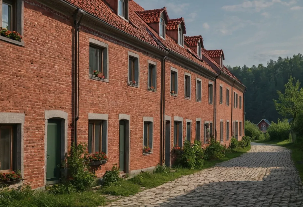 Wohnstraße in Lübeck