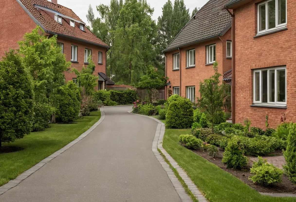 Wohnstraße in Mönchengladbach